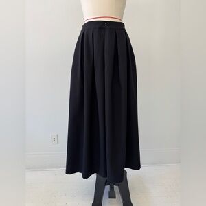 Stylish Black Pleated Pants